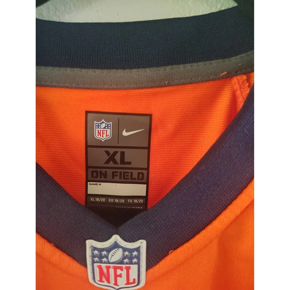 Nike Denver Broncos Montee Ball 28 Youth XL Jersey‎ Orange NFL On Field New